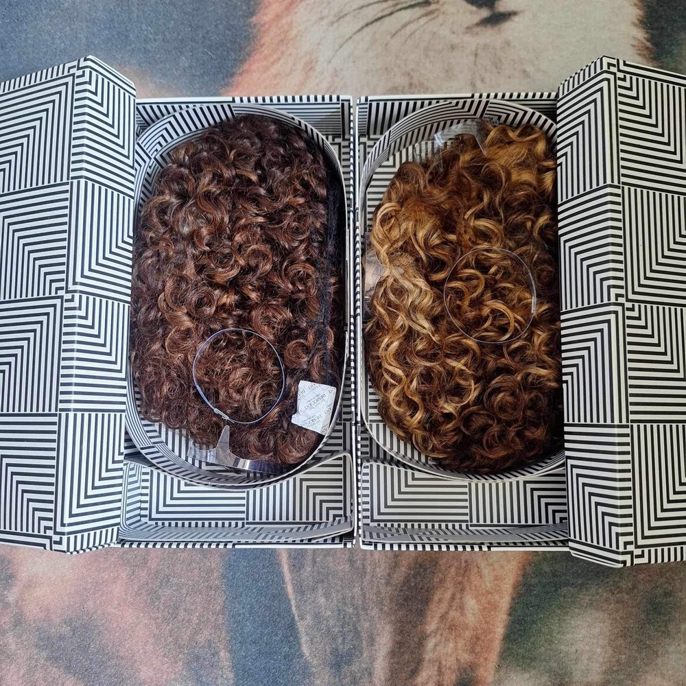 Curly Brown Wig(Estee)